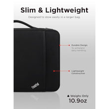 Load image into Gallery viewer, Lenovo ThinkPad 14-Inch Laptop Sleeve Slim Protective Notebook & Tablet Case Compatible with ThinkPad, MacBook Air & MacBook Pro Lightweight, Shock-Resistant, Black_8080