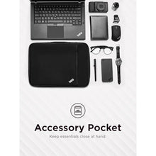 Load image into Gallery viewer, Lenovo ThinkPad 14-Inch Laptop Sleeve Slim Protective Notebook & Tablet Case Compatible with ThinkPad, MacBook Air & MacBook Pro Lightweight, Shock-Resistant, Black_8082