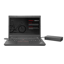 Load image into Gallery viewer, Lenovo Thunderbolt 3 Essential Dock, Universal Compatibility, 135W Adapter, 1x 110V 2 Pin Power Cord, Standard Thunderbolt Cable, 2 USB-A 3.0, 2 USB-C Downstream Ports, 40AV0135US, Iron Grey_2877