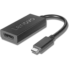 Load image into Gallery viewer, Lenovo USB-C to DisplayPort Adapter 4K (3840x2160) Compatible with All PC and Chromebook, Black_1