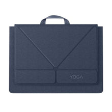 Load image into Gallery viewer, Lenovo Yoga Tote Sleeve Case for Laptops with 14-inch Display, Multi-Compartment Organizer with Convertible Stand, Lightweight Protective Polyester & Microfiber Sleeve, Cosmic Blue, CosmicBlue_1