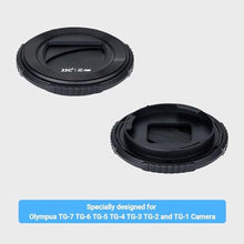 Load image into Gallery viewer, Lens Protector Cover for Olympus TG-7 TG-6 TG-5 TG-4 TG-3 TG-2 and TG-1 Camera, Rotating Lens Cap, Replaces Olympus LB-T01 Lens Barrier_341