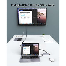 Load image into Gallery viewer, LENTION 6 in 1 USB C Hub, 3 USB3.0, 4K@30Hz, Card Reader, Multiport Adapter, SpaceGray_8017