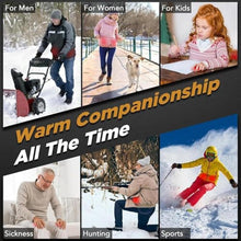 Load image into Gallery viewer, Lerat 2 Pack Hand Warmers Rechargeable, Portable Electric Hand Warmers Reusable, USB 2 in 1 Handwarmers, Outdoor/Indoor/Warm Gifts for Men Women Kids, WhiteBlackWhiteBlack_1476