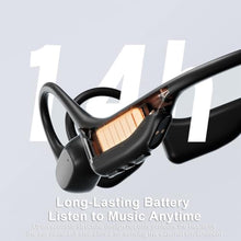 Load image into Gallery viewer, LEVN Open Ear Headphones, Running Headphones Bluetooth 5.3, 14H Battery Sweatproof & Water-Resistant, Wireless with Built-in Mic for Sport, Cycling, Workout, Gift, Black_2083