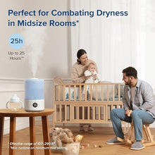 Load image into Gallery viewer, LEVOIT Dual 200S Smart Humidifiers for Bedroom, Top Fill, Customize Humidity for Home, Baby Nursery & Plants with Humidistat, Essential Oil Diffuser, Schedule, Timer, APP & Voice Control, 3L, Blue_45