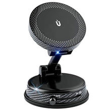 Load image into Gallery viewer, LIBAXIN Magnetic Car Phone Holder for MagSafe, 15W Wireless Charging, 360 Adjustable Dashboard Mount, Compatible with iPhone 12-17 & Android (Black)_1