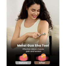 Load image into Gallery viewer, lifechill Trigger Point Massage Tool for Pain Relief Deep Tissue & Gua Sha, HSA Fascia Release Tools for Full Body, FSA Eligible Items Muscle Scraper Acupressure Tool TMJ Relief, Thumb Saver Neck Foot, Silver_4281