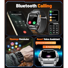 Load image into Gallery viewer, LIGE Smart Watch with 1000 mAh Battery, 2.13" AMOLED Full Touch Screen Military Smart Watches for Men with Make/Answer Call/110 Sports Modes/5ATM Waterproof Watch/Sleep Monitor, iOS Android_156