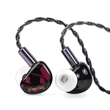 Load image into Gallery viewer, Linsoul Kiwi Ears Cadenza 10mm Beryllium Dynamic Driver IEM 3D Printed with Detachable Interchangeable Plug 0.78 2pin 3.5mm IEM Cable for Musician Audiophile (Red)_1