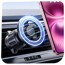 Load image into Gallery viewer, LISEN for MagSafe Car Mount Magnetic Car Phone Vent Mount, Magnetic Car Phone Holder, Hands Free Cell Phone Car Holder for Vent, Fits for iPhone 16 15 14 13 12 Pro Max Plus Mini MagSafe Case Black, SpaceBlack_1