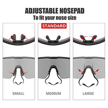 Load image into Gallery viewer, Living out your qool time Polarized Wrap Around shield cycling Sunglasses Men Women Golfing ski Triathlon Volleyball Running Baseball Padel Tennis 118_1480