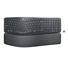 Load image into Gallery viewer, Logitech Ergo K860 Wireless Ergonomic Keyboard - Split Keyboard, Wrist Rest, Natural Typing, Stain-Resistant Fabric, Bluetooth and USB Connectivity, Compatible with Windows/Mac, Black, Graphite_1