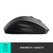 Load image into Gallery viewer, Logitech M705 Marathon Wireless Mouse, Gaming Mouse Wireless, 2.4 GHz USB-A Receiver, 5-Programmable Buttons, 3-Year Battery, PC, Mac, Laptop, Chromebook - Black_1491