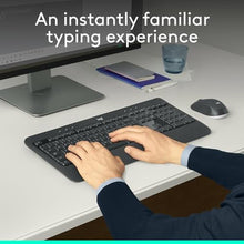 Load image into Gallery viewer, Logitech MK540 Advanced Wireless Keyboard and Mouse Combo for Windows, 2.4 GHz Unifying USB-Receiver, Multimedia Hotkeys, 3-Year Battery Life, for PC, Laptop, Black_250