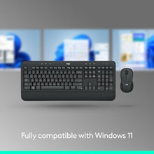 Load image into Gallery viewer, Logitech MK540 Advanced Wireless Keyboard and Mouse Combo for Windows, 2.4 GHz Unifying USB-Receiver, Multimedia Hotkeys, 3-Year Battery Life, for PC, Laptop, Black_253