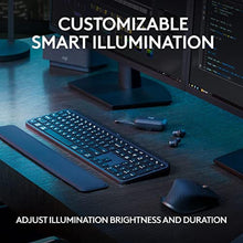 Load image into Gallery viewer, Logitech MX Keys S Wireless Keyboard, Low Profile, Fluid Precise Quiet Typing, Programmable Keys, Backlighting, Bluetooth, USB C Rechargeable, for Windows PC, Linux, Chrome, Mac - Graphite_1123