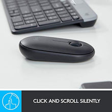 Load image into Gallery viewer, Logitech Pebble M350 Bluetooth Wireless Mouse USB Modern Slim Silent Graphite_2358
