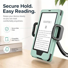 Load image into Gallery viewer, Long Gooseneck Holder for Kindle Reading in Bed Works with Thick Case, Black_217