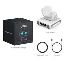 Load image into Gallery viewer, LOOI Robot-Starlight White-AI Desktop Companion,ChatGPT&Gemini Voice Interaction,Visual Understanding,Personality&Memory,10W Wireless Charging,Tech&Gadget Gift,Electronic pets,Toy,Geek,Desktop Setup, StarlightWhite_454