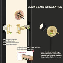Load image into Gallery viewer, LOQRON Round Design Single Cylinder Deadbolt with Keys, Exterior Keyed Dead Bolt Lock for Front Entrance Door Security, Polished Brass, PolishedBrass_6293