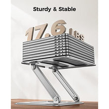 Load image into Gallery viewer, LORYERGO Adjustable Laptop Stand, Portable for 17.3inch Laptops, Holds Up to 17.6lbs, Ergonomic Posture & Heat Dissipation, Sliver_514