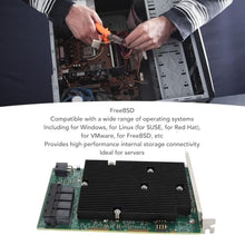 Load image into Gallery viewer, LSI SAS 9300 16I HBA Card, 12Gbps HBA RAID Controller Card with 16 SATA SAS Ports, for for Linux for VMware for Freebsd_202