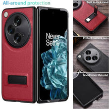 Load image into Gallery viewer, Ltezixal for OnePlus Open Case, PU Leather Case Built-in Kickstand with Hybrid Shockproof Protective Phone Case fits for OnePlus Open/Oppo Find N3 (2023),Red_359