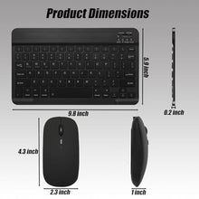 Load image into Gallery viewer, LUIOOXEIM Case Keyboard for Samsung Galaxy Tab S10 Lite/S10 FE/S9 FE/S9 11", Black_537