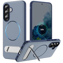 Load image into Gallery viewer, Lunivop Phone Case Compatible with Samsung Galaxy A57 Case 6.7'' Compatible with Magsafe Built-in Metal Stand Military - Grade Protector Magnetic Cover for A57 6.7 inch (Blue)_1
