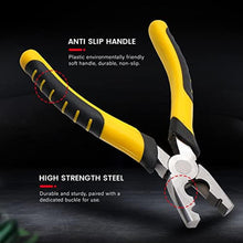 Load image into Gallery viewer, LZWUNYXE 1202 PCS Wire Cage Clips Snap-Ring Hog Rings Buckle Pliers J Clip Non-Slip, YellowandSliver_4054