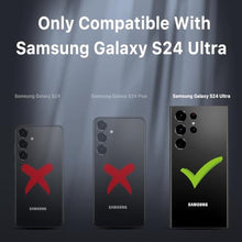 Load image into Gallery viewer, M MYBAT Pro Maverick Series for Samsung Galaxy S24 Ultra Case with Belt Clip Holster, 6.8 inch, Heavy Duty Military Grade Drop Protective Case with 360 Rotating Stand (No Screen Protector) Blue_7617