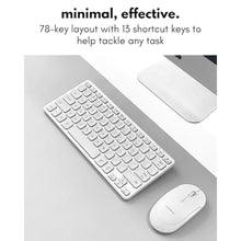 Load image into Gallery viewer, Macally Wireless Bluetooth Keyboard for Mac - Premium Multi Device Connectivity - Compatible Apple Keyboard for MacBook Pro/Air, iMac, Mac mini, iPad, Laptop, and PC, Silver_1030