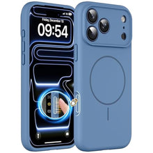 Load image into Gallery viewer, Magnetic for iPhone 17 Pro Max / 18 Pro Max Case, Silicone, Glass Blue, GlassBlue_1