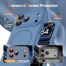 Load image into Gallery viewer, Magnetic for iPhone 17 Pro Max / 18 Pro Max Case, Silicone, Glass Blue, GlassBlue_597