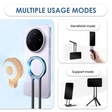 Load image into Gallery viewer, Magnetic Pocket Phone Tripod Stand,MA30 Mini Portable Cell Phone Holder, Black_93