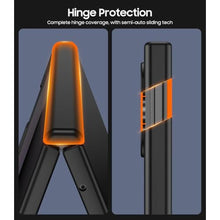Load image into Gallery viewer, MAKAVO for Samsung Galaxy Z Fold 7 Case, Built-in Outer Screen Protector, Hinge Protection, Fold7 Slim Thin Full Body Hard Shockproof Phone Cover, Black_4420