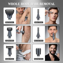 Load image into Gallery viewer, Manscape Ball Trimmer for Men,Body& Pubic Hair Trimmer and Groin Hair Shaver for Women & Men Pubic Hair, Private Area, Legs, Eyebrow,Face, Nose, Eyebrow, Body Hair Removal IPX5 Waterproof LED Display_20