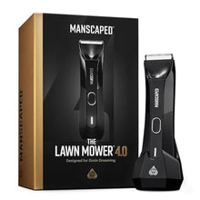 Load image into Gallery viewer, MANSCAPED The Lawn Mower 4.0, Electric Groin Hair Trimmer, Replaceable SkinSafe Ceramic Blade Heads, Waterproof Wet/Dry Clippers, Rechargeable, Wireless Charging, Male Hygiene Grooming Razor, BlackBlack_1