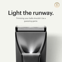 Load image into Gallery viewer, MANSCAPED The Lawn Mower 4.0, Electric Groin Hair Trimmer, Replaceable SkinSafe Ceramic Blade Heads, Waterproof Wet/Dry Clippers, Rechargeable, Wireless Charging, Male Hygiene Grooming Razor, BlackBlack_1420