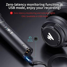 Load image into Gallery viewer, MAONO USB/XLR Dynamic Microphone for PC Podcast Recording Studio Streaming, Black_5894
