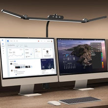 Load image into Gallery viewer, Marbosa Led Desk Lamp for Office Home, Architect Desk Lamp with Clamp, Ultra Bright Dimmable Table Light, Stepless Dimming and Tempering Desk Light for Workbench Drafting Reading Study (Black)_1