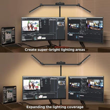 Load image into Gallery viewer, Marbosa Led Desk Lamp for Office Home, Architect Desk Lamp with Clamp, Ultra Bright Dimmable Table Light, Stepless Dimming and Tempering Desk Light for Workbench Drafting Reading Study (Black)_7619