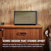 Load image into Gallery viewer, Marshall Acton III Bluetooth Home Speaker - Loud Stereo Sound with Bass and Treble Controls | Plug-in Powered | 3.5mm Aux Input - Midnight Blue, MidnightBlue_760