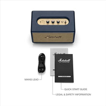 Load image into Gallery viewer, Marshall Acton III Bluetooth Home Speaker - Loud Stereo Sound with Bass and Treble Controls | Plug-in Powered | 3.5mm Aux Input - Midnight Blue, MidnightBlue_763