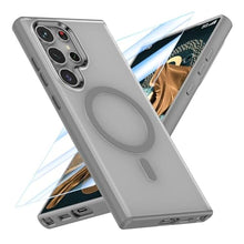 Load image into Gallery viewer, MATEPROX Magnetic Design for Samsung Galaxy S24 Ultra Case, Stylish Slim an-ti Yellow Translucent Matte Shockproof Protective Cover for S 24 Ultra 6.8'' 2024-Titanium Gray, TitaniumGray_1