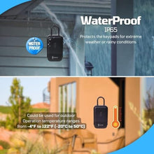 Load image into Gallery viewer, Matrix II Smart Key Lock Box by LINKSTYLE Includes WiFi Hub (2.4GHz wi-fi only) for Remote Access, Waterproof, Wall mountable, 5-Unlock Modes, for Airbnb, Realtors, Hotels, Car Rentals_1227