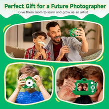 Load image into Gallery viewer, MAVOKIS Kids Camera Digital Camera for Age 3-8, 1080P Toddler Camera for Kid with 32GB SD Card, Toddler Girls Toys Age 6-9, Christmas Birthday Gifts for Children, Green_385