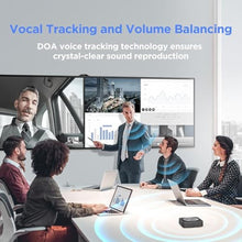 Load image into Gallery viewer, MAXHUB BM35 Wireless Bluetooth Microphone Conference Speakerphone, 360 Omnidirectional Sound Pickup 20ft Radius 8-Array Microphones, AI Noise Reduction NFC Wireless Quick Connection, 15H Talk Time_1523