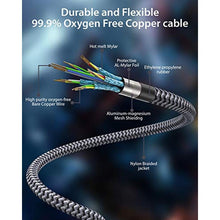 Load image into Gallery viewer, Maxonar 8K DisplayPort Cable 1.4, 6Ft/1.8M (8K@60Hz, 4K@144Hz, 2K@240Hz) HBR3 High Speed DP to DP for PC, Laptop, TV, Gaming Monitor - Grey_641